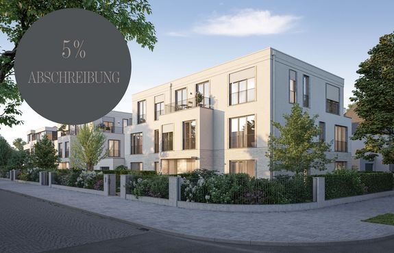 Visualisierung Frontalansicht - Baubeginn erfolgt, 5 % Abschreibung